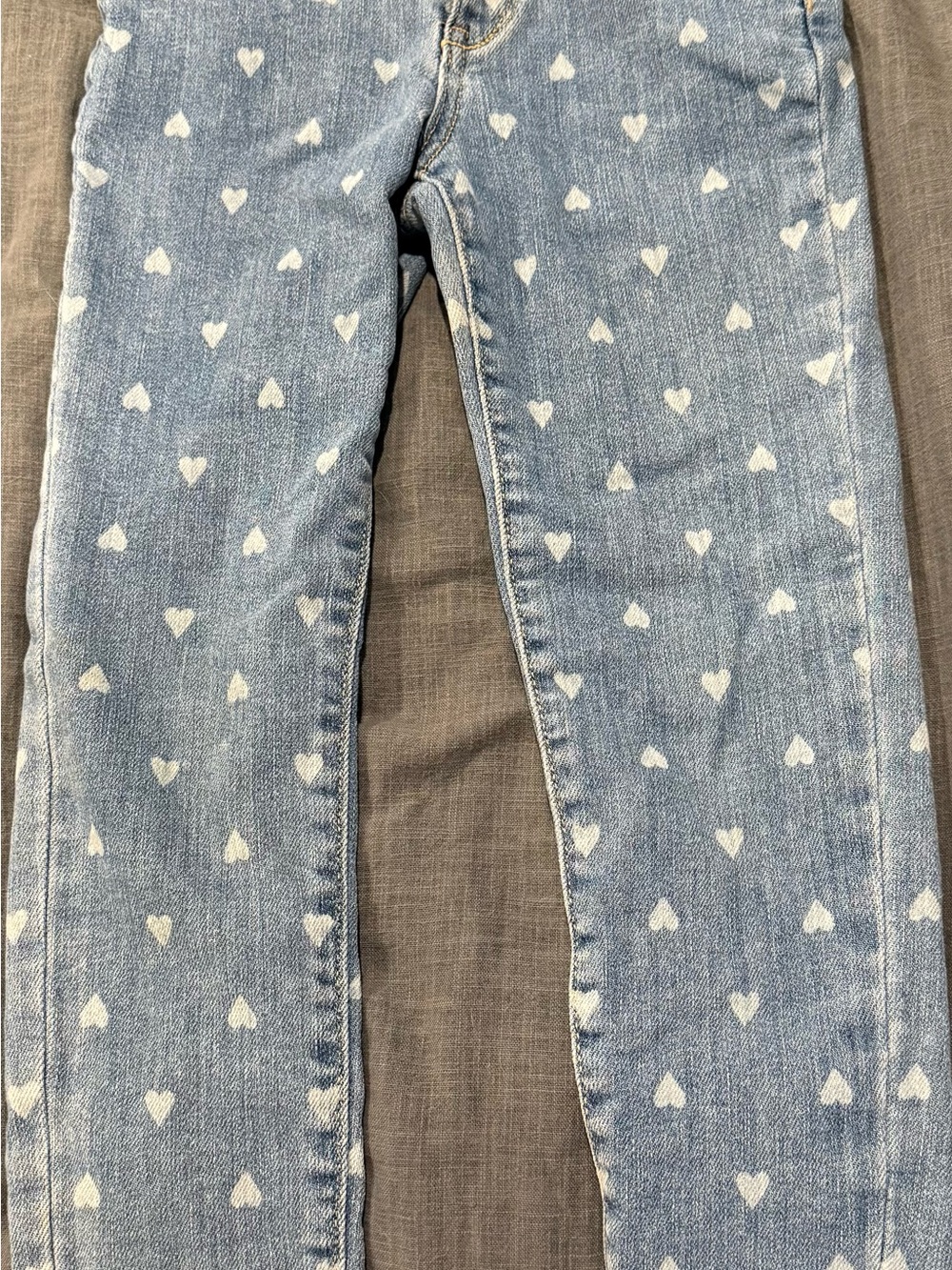 Old Navy Light Blue Heart-Print Kids Jeans